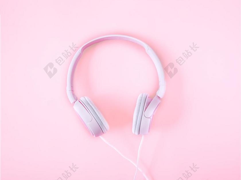 头戴式耳机 音乐 歌 粉红色 泡沫 耳机 IPOD 手机