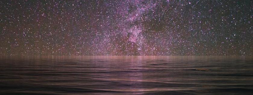 星星 水 旗帜 标题 景观 自然