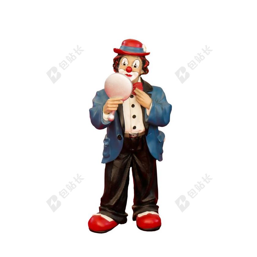 数字 小丑 瓷 音乐的小丑 快乐 装饰 乐趣 瓷俑 孤立