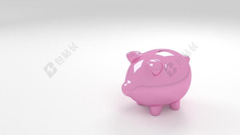 小猪 银行 3D 给予 钱 财经 货币 猪 现金 储蓄