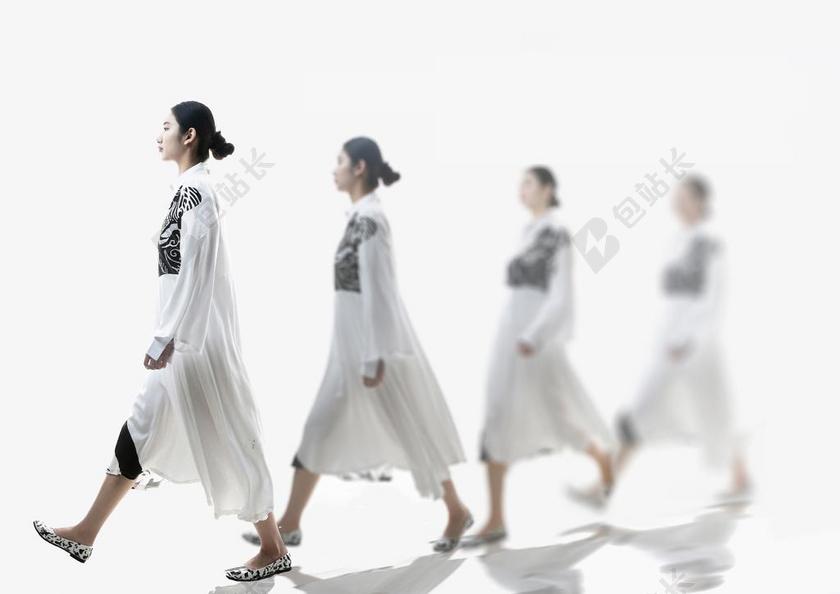 设计 服装设计 女装 行走 女人