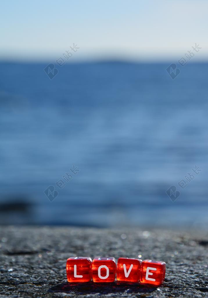 爱 短 背景 快报 珠子 问候 浪漫 情人节 海 水