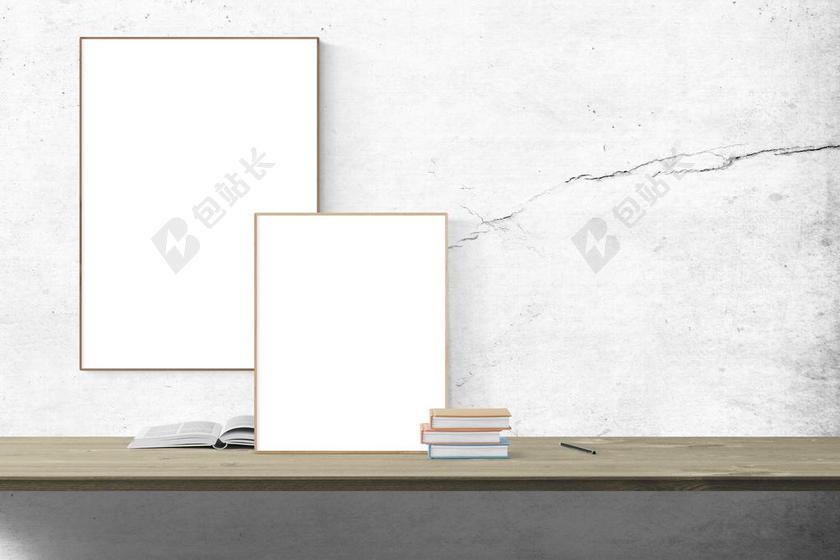 海报样 小样 海报 帧 模板 室内 照片 空白 空间
