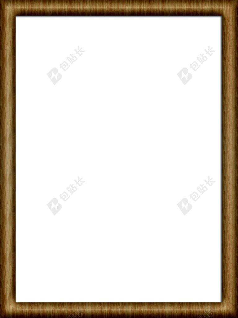 帧 相框 框架 木框 透明背景 模板 小样 木 树