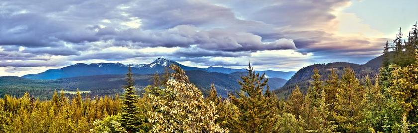 景观 日落 云 树 山 谷 小山 丘陵 光明 引人注目