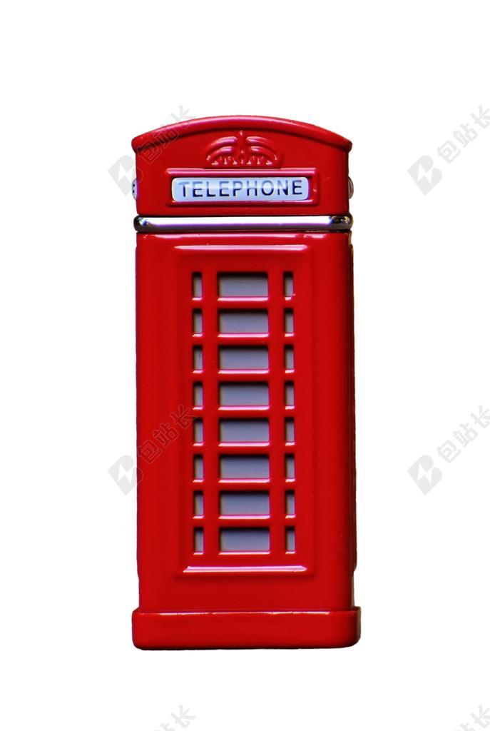 公用电话亭 英格兰 红色 裁剪 豁免 孤立 剪出