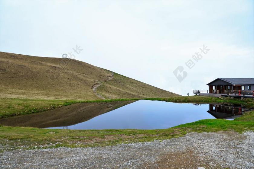 蒙特 TAMARO 山 希尔 湖 水坑 池塘 水 镜子 性质