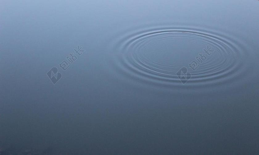 水 石 同心 圆 蓝色 背景 心情 同心圆 波