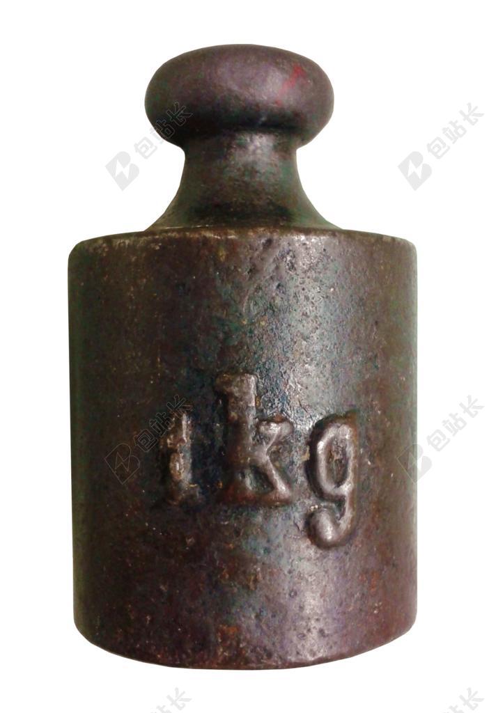 重量 水平 称重 老 公斤 不锈钢 金属 铁 孤立