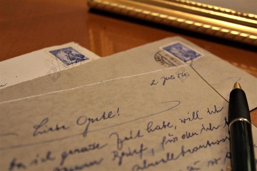 信件 老 古董 手写输入 字体 文章 那时候 1954 纸