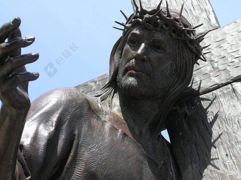 耶稣受难节 复活节 耶稣 基督 耶稣基督 十字架 雕像 受苦