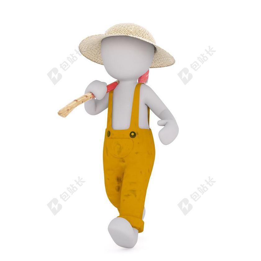 男性 3D模型 孤立 3D 模型 全身 白 3D人 三维模型