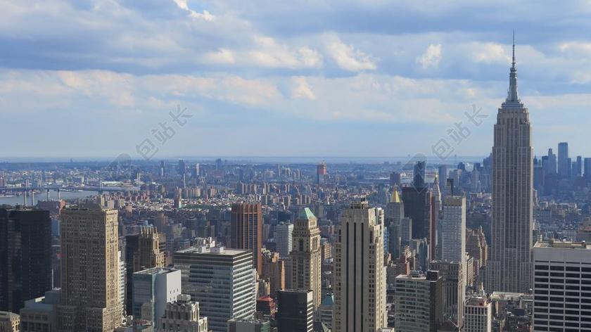 旅游自然摩天大楼城市景观背景图片