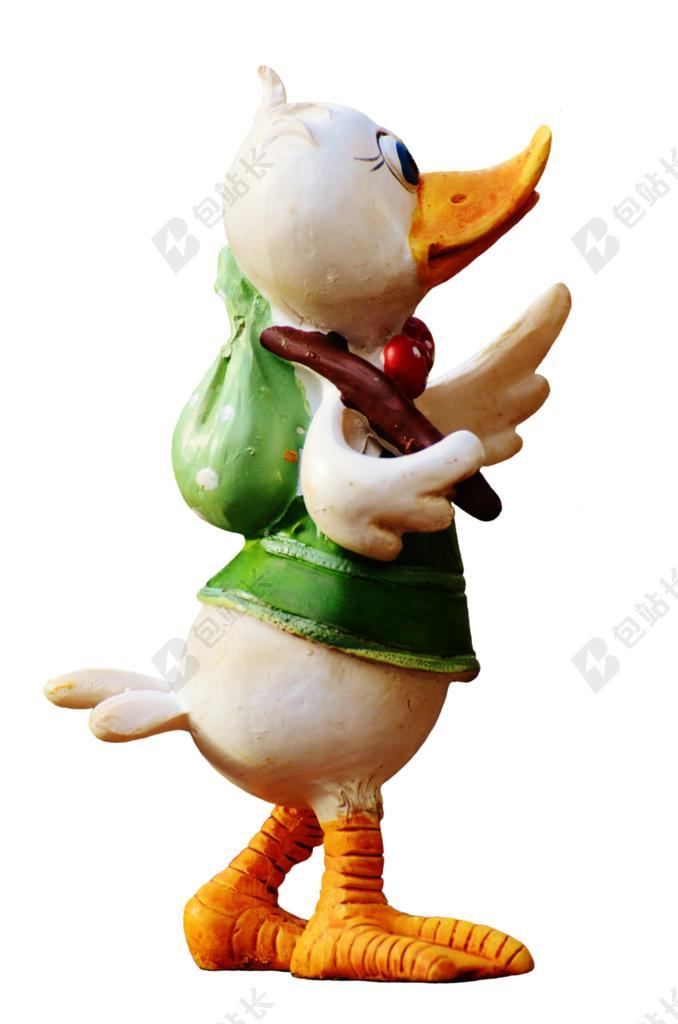 鸭 滑稽 可爱 艺术石 数字 羽毛 条例草案 家禽 孤立