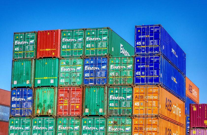 容器 端口 正在加载 堆积 集装箱码头 集装箱装卸 航运 货物