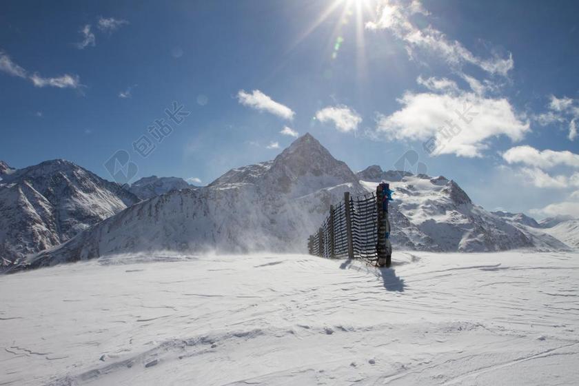 冬天 雪 高山 佗 山 雪景 寒冬 佗阿尔卑斯山 通风口