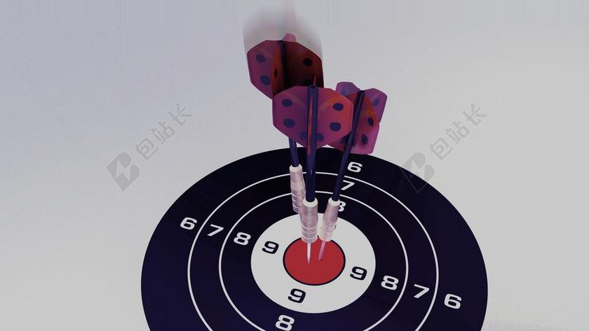 广告时尚飞镖正中红心背景图片