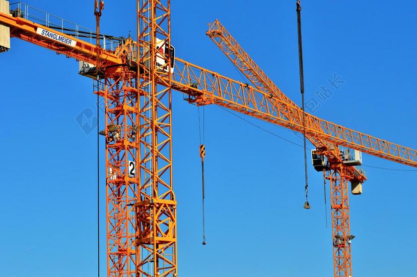 起重机 BAUKRAN 负载起重机 吊臂 电梯负荷 建设工作