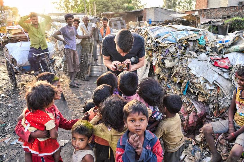 可怜 印度 亚洲 贫穷 人 旅行 文化 年轻 爱 开朗