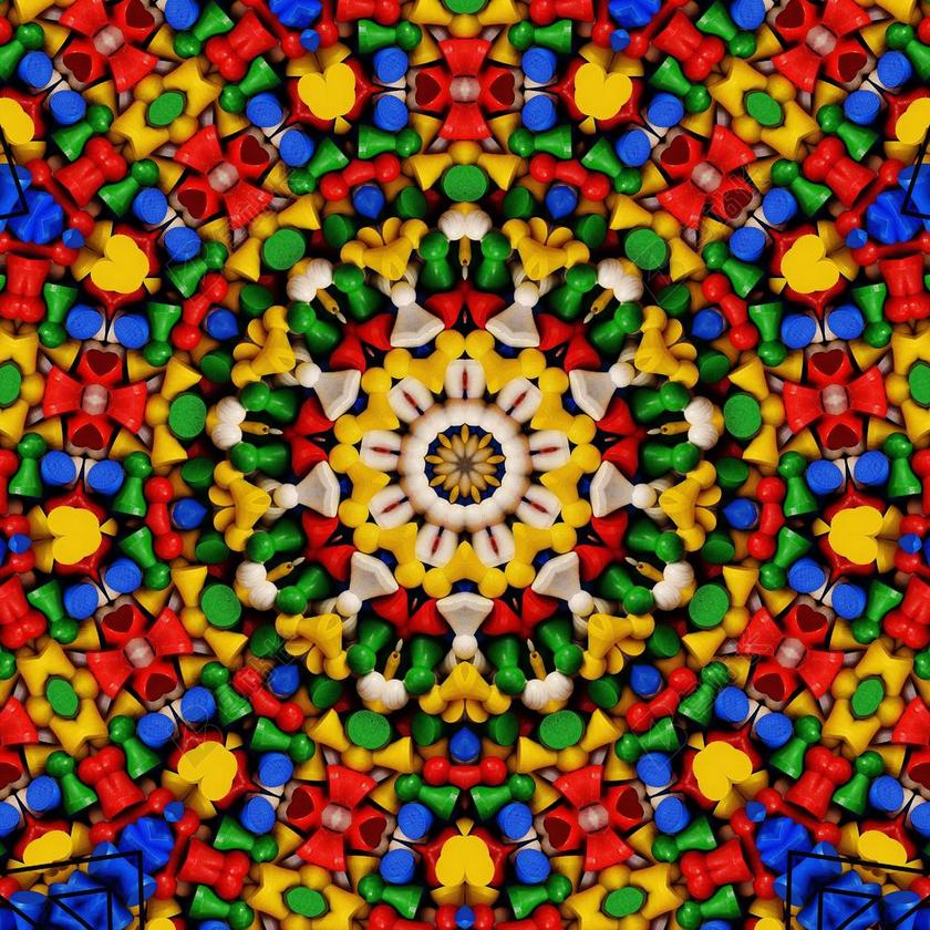 万花筒 数字 艺术 模式 橙 丰富多彩 春天的色彩 壁纸