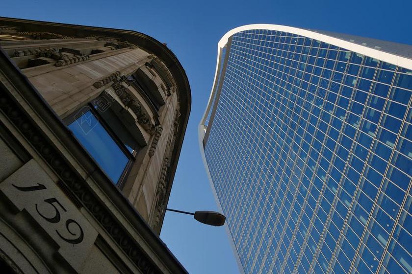 伦敦 天空 老 新 对比 形式 架构 英格兰 蓝色 建设