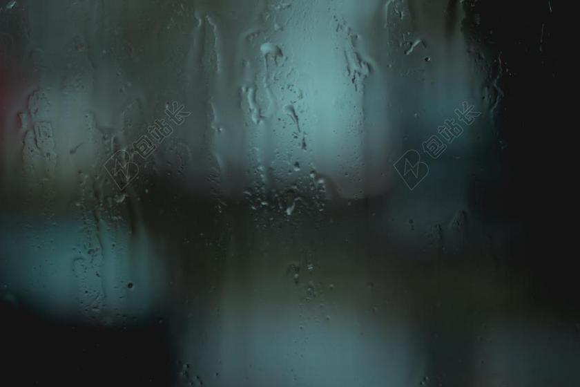 雨 黑暗 夜 滴 水 镜像