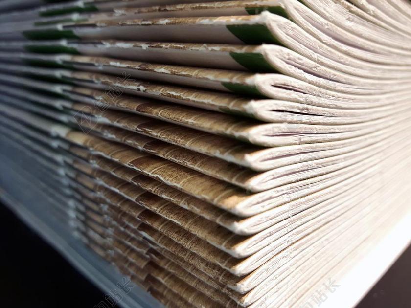 书 杂志 报纸 纸张 印花