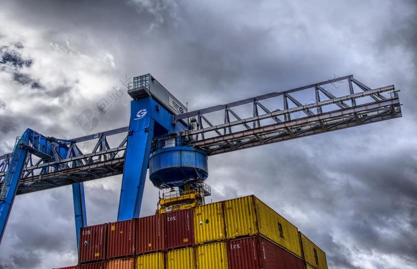 容器 端口 正在加载 堆积 集装箱码头 集装箱装卸 装载起重机