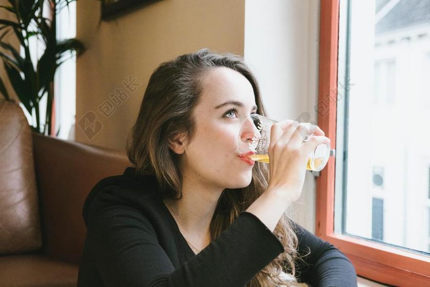 人 女孩 女子 喝 果汁 健康 首页 室内