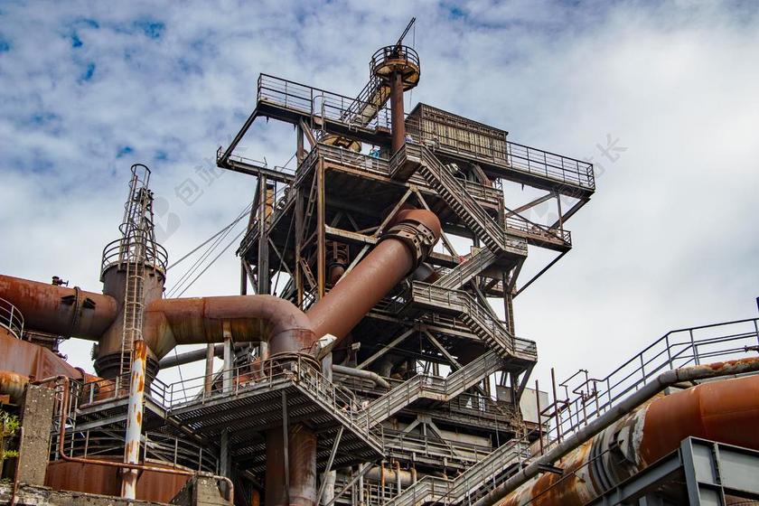 丢失的地方 杜伊斯堡 老 衰变 工厂 行业 离开 架构 钢厂