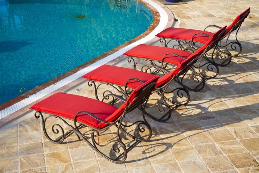 日光浴 池 假日 和平 健康 游泳 放松身心 豪华 酒店