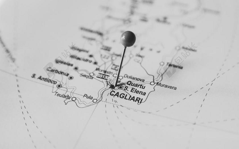 摄影唯美图钉地图背景图片