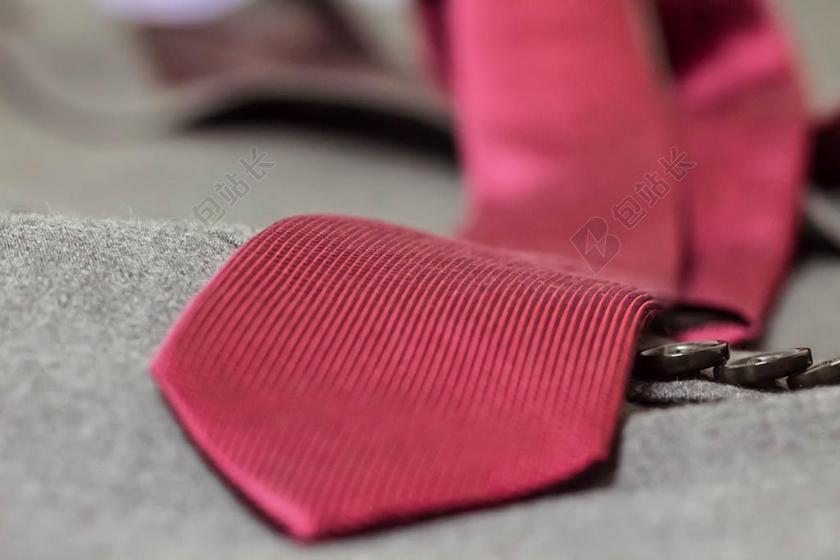 营销销售红色领带背景图片