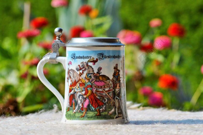 啤酒杯 克鲁格 啤酒斯坦 烧杯 陶瓷 啤酒 马克杯 巴伐利亚