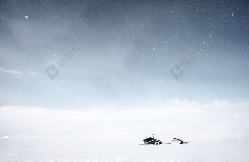 自然 景观 平原 毯子 雪 冰雹 雪花 房子 小屋 淹没