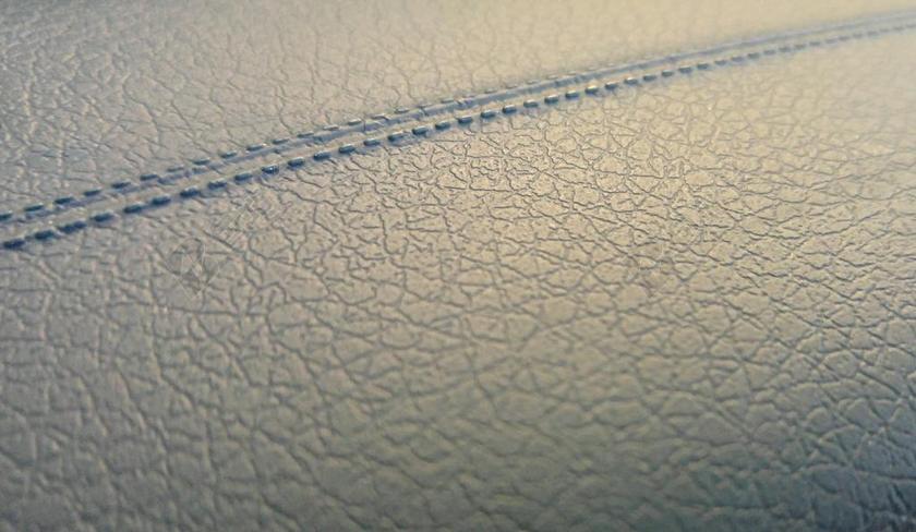 皮革 模式 线 缝纫 覆盖 深蓝色 重点 宏观 特写