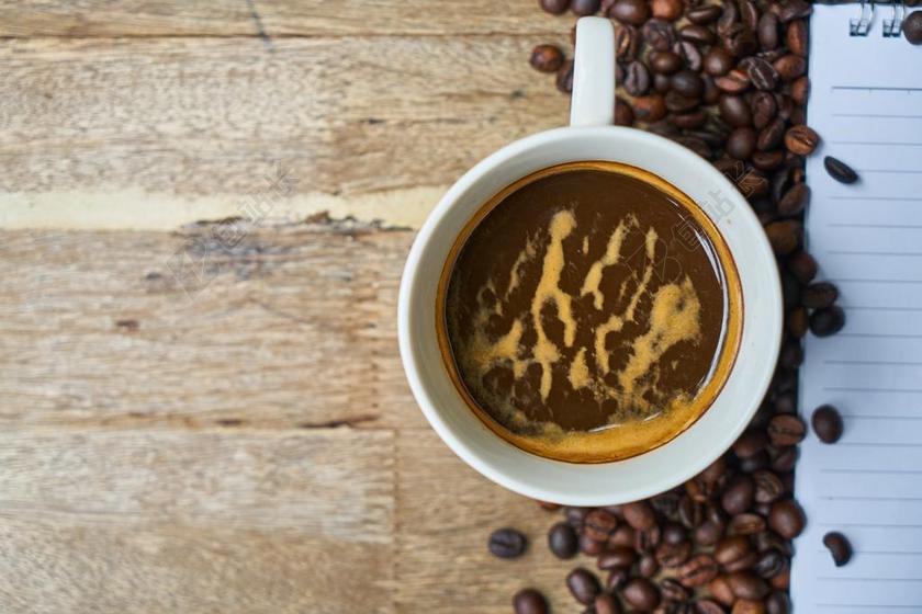 咖啡 核心 背景 食品 摄影 木材 浓咖啡 食物照片 宏