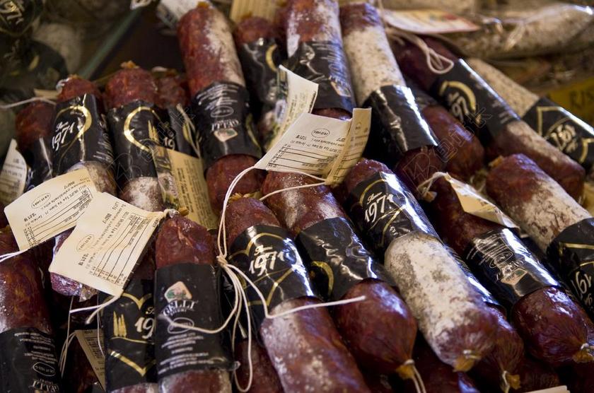 萨拉米香肠 托斯卡纳 意大利语 食品 意大利