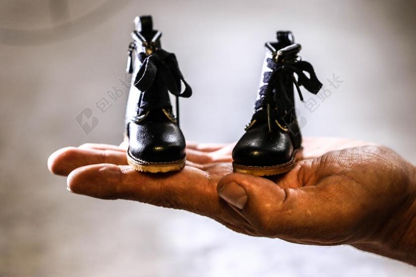 清新精致的鞋子背景图片