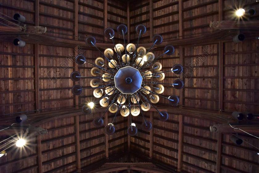吊灯 对称 桌面背景 PPT背景 极简 古风 欧洲教堂
