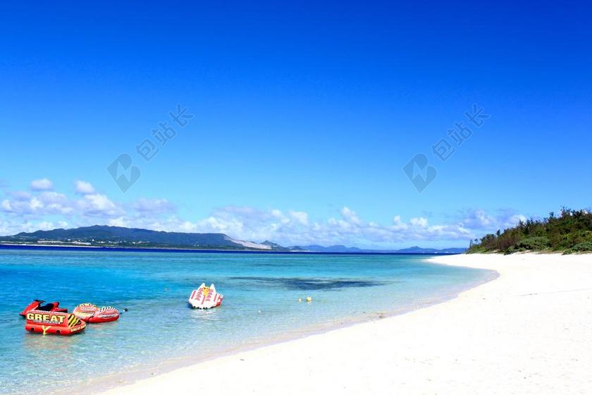 海滩 冲绳 海 日本 自然 海洋 景观 天空 夏天 沙