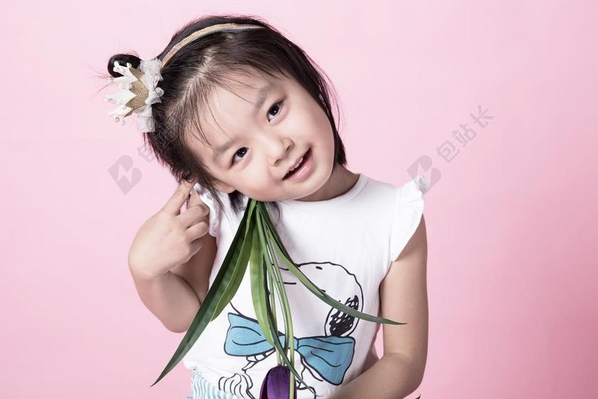 笑容 天使 女孩 儿童