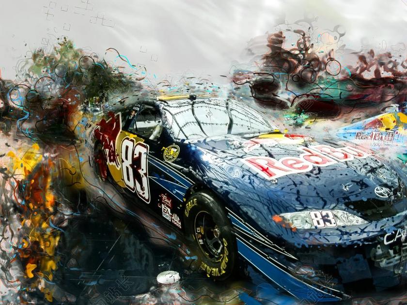 红牛 汽车 跑车 GLANZNUMMER 赛车运动