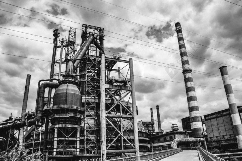 摄影复古工厂背景图片