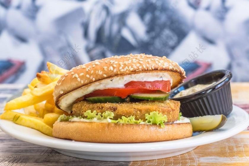 汉堡 食品 三明治 肉 快 餐 小吃 吉士汉堡 牛肉 包子