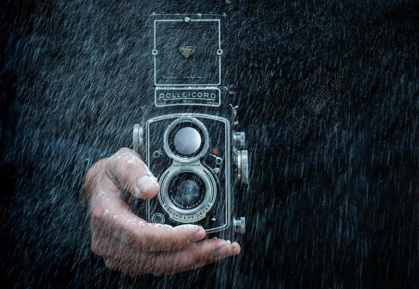 男子 相机 ROLLEICORD 手表 拍照 人 家伙 专业
