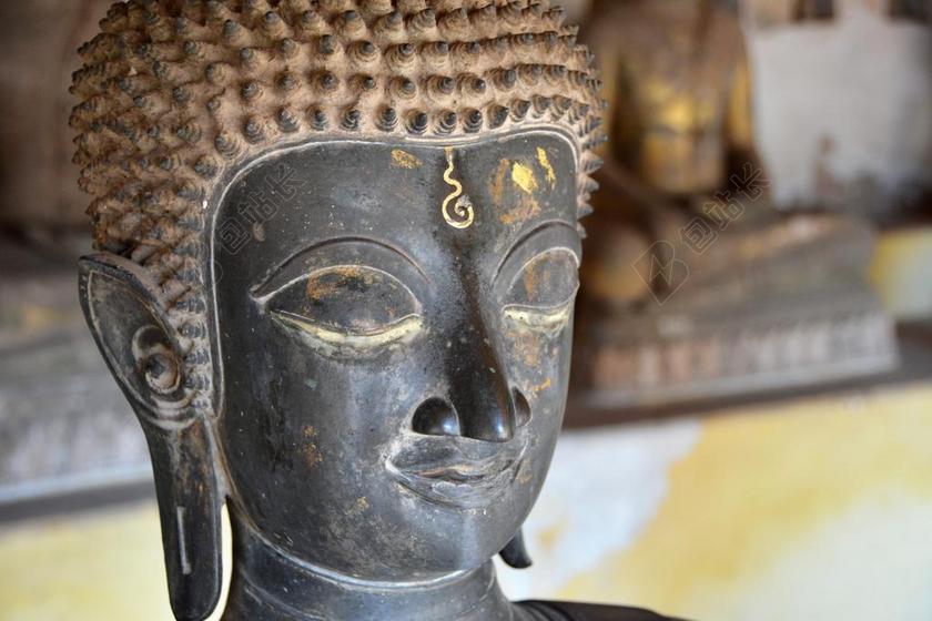 时尚老挝佛像背景图片