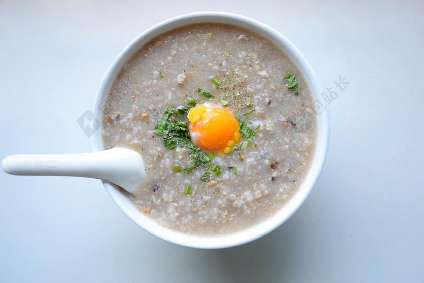 玉米粥 食品 蛋黄