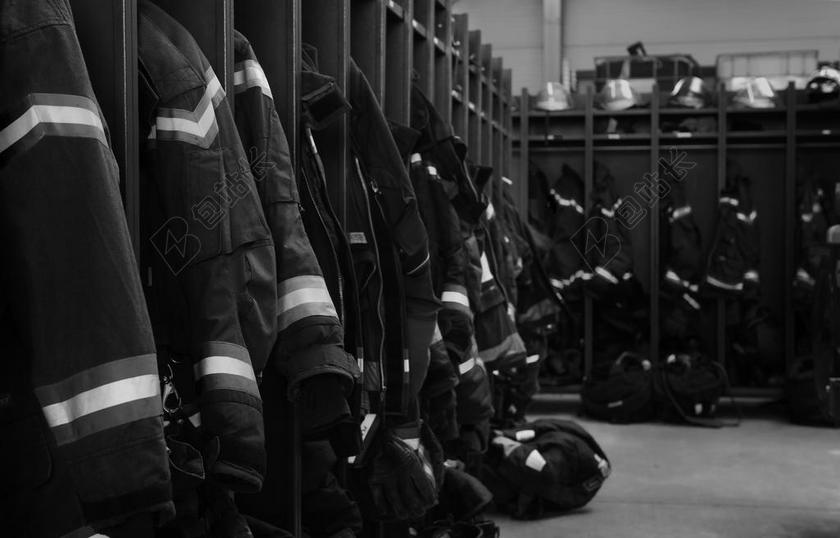 复古消防队服背景图片