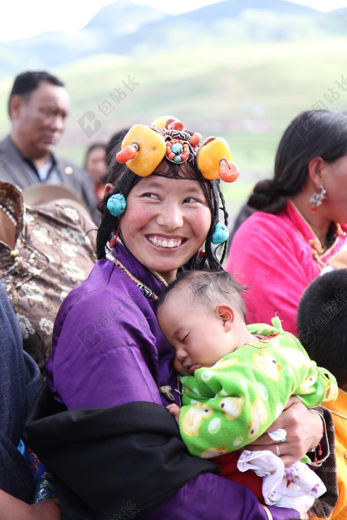 广告时尚西藏人物背景图片